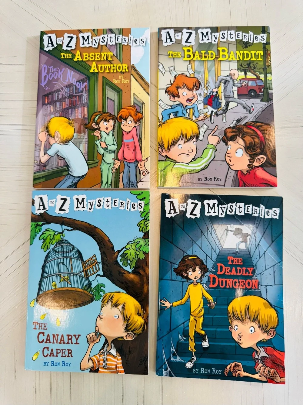 A to Z Mysteries Boxed Set Collection #1 A-D Hardcover Books Ages 7-9